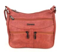 Dámska crossbody kabelka červená 0048